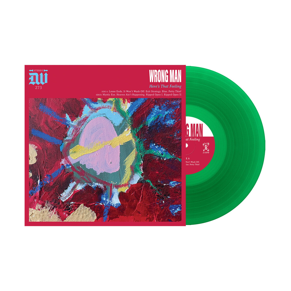 Wrong Man – Here's That Feeling (Colored LP Vinyl) Vinyl Record