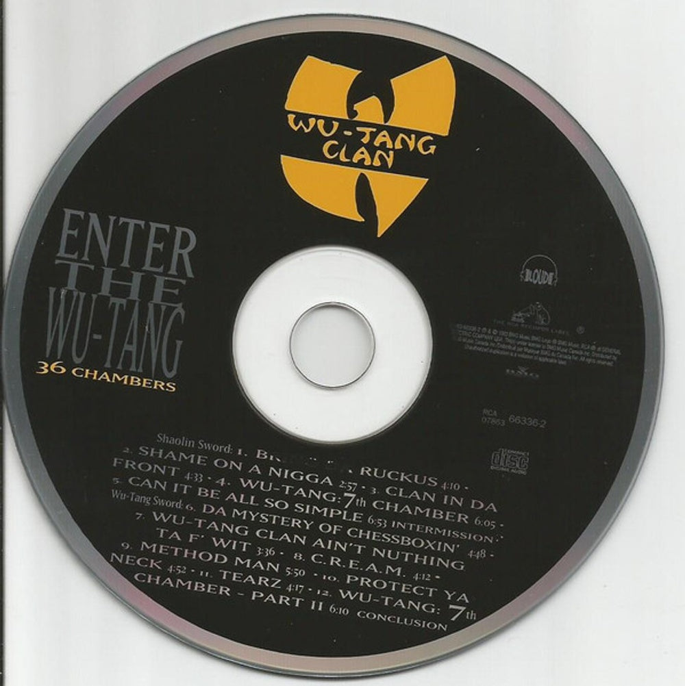 Wu-Tang Clan – Enter the Wu-Tang Music CD