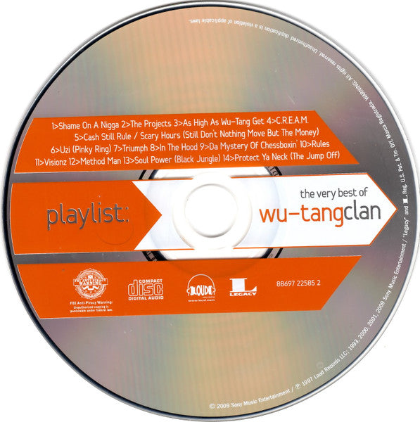 Wu-Tang Clan – Playlist: Very Best Music CD