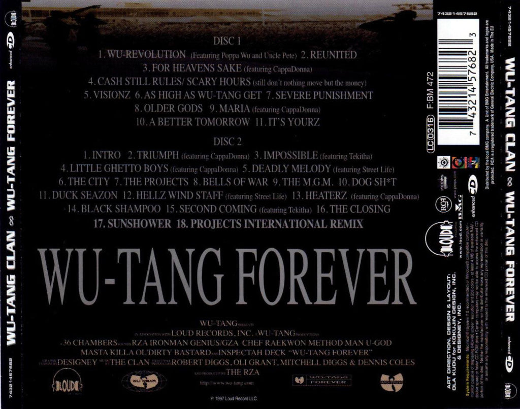Wu-Tang Clan – Wu-Tang Forever (4-LP Vinyl) Vinyl Record