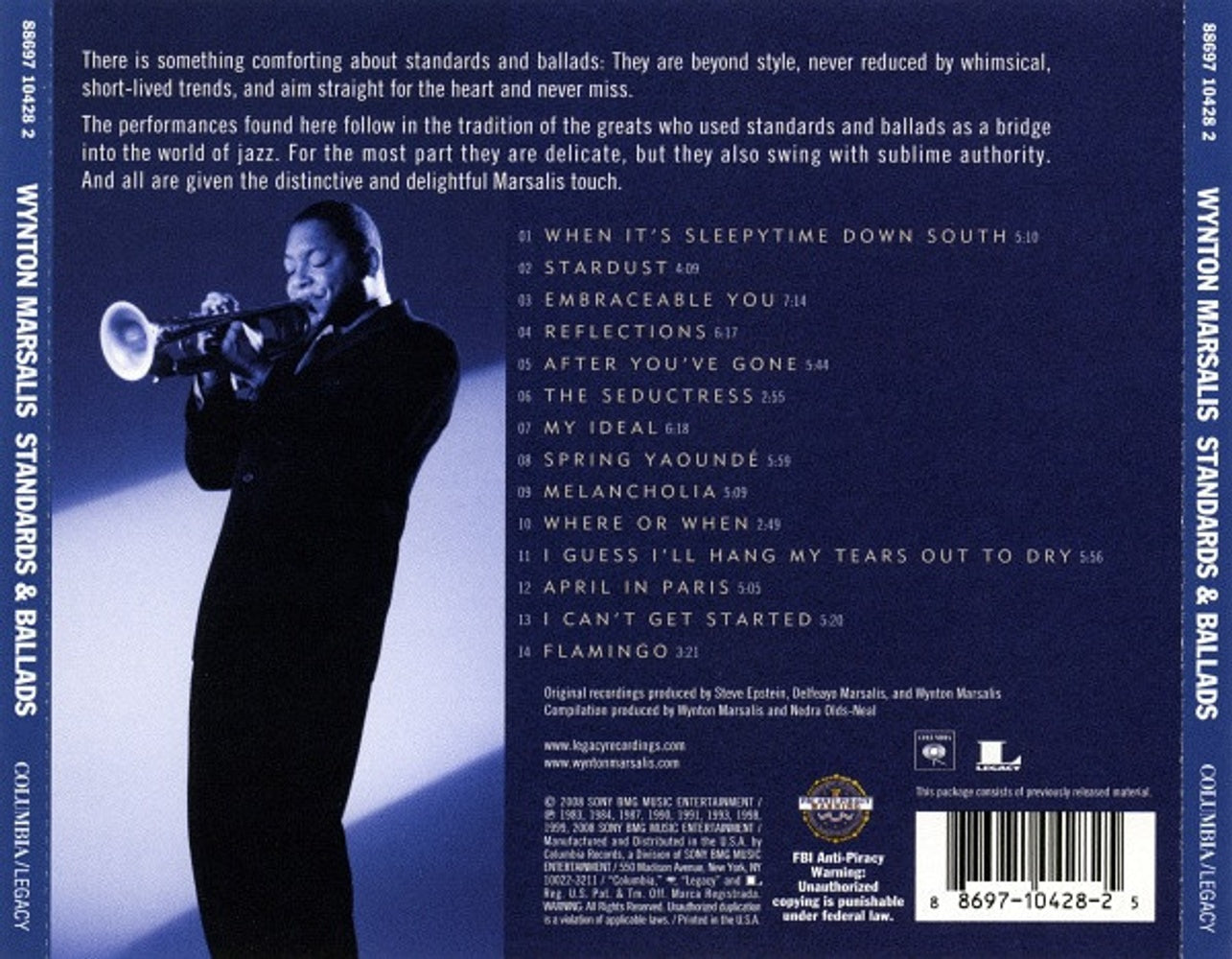 Wynton Marsalis – Standards and Ballads Music CD