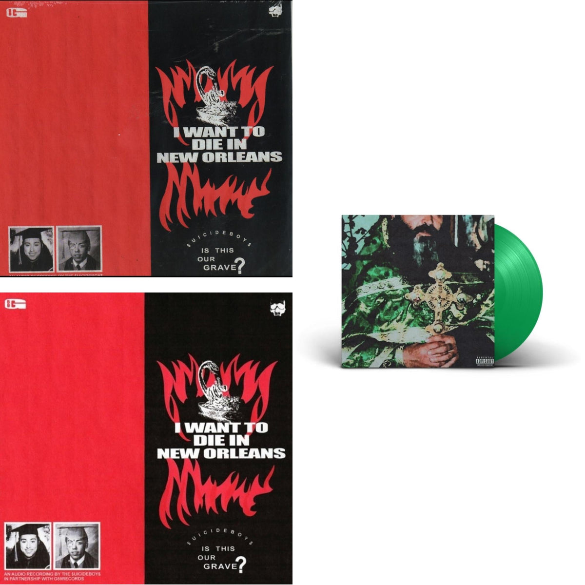 Sing Me A Lullaby My Sweet Temptation (Green LP Vinyl) & I Want To Die In New Orleans (Red/Black LP Vinyl) & I Want To Die In New Orleans (Silver LP Vinyl)