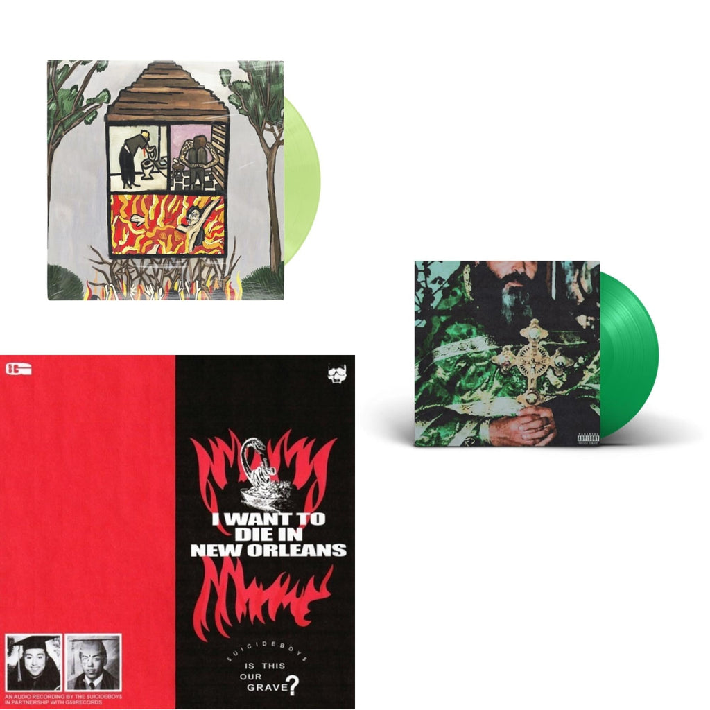 Long Term Effects Of Suffering (Glow Green LP Vinyl) & Sing Me A Lullaby My Sweet Temptation (Green LP Vinyl) & I Want To Die In New Orleans (Silver LP Vinyl)