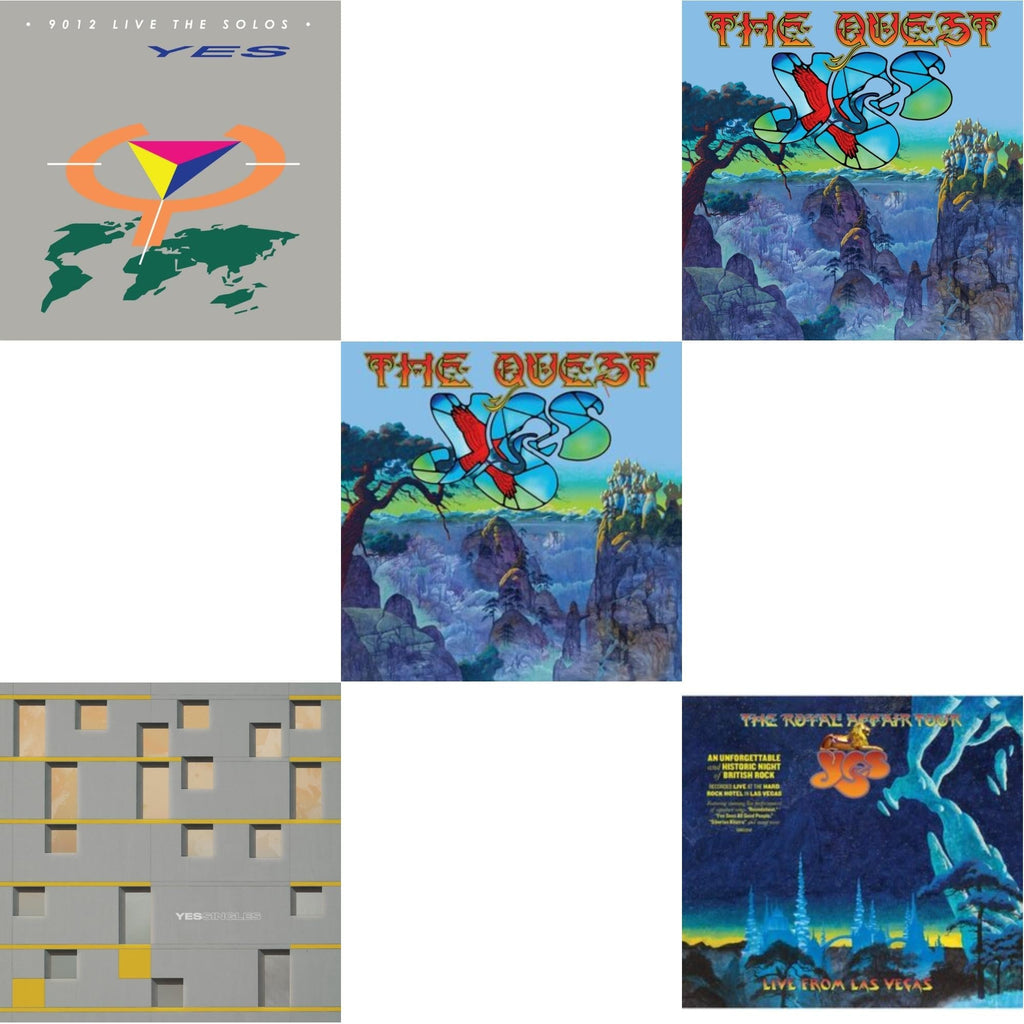 Yessingles (Yellow/Orange/Black Splatter LP Vinyl) (Rocktober) & Quest (2LP/2CD) & Quest (2LP/2CD/Sky Blue Vinyl) (I) & Royal Affair Tour (Live In Las Vegas) & 9012Live - The Solos (180G/Limited Edition)
