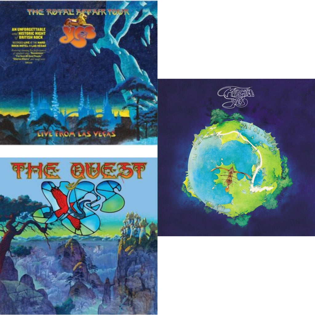 Quest (2LP/2CD) & Royal Affair Tour (Live In Las Vegas) & Fragile (Super Deluxe/LP/CD/DVD)