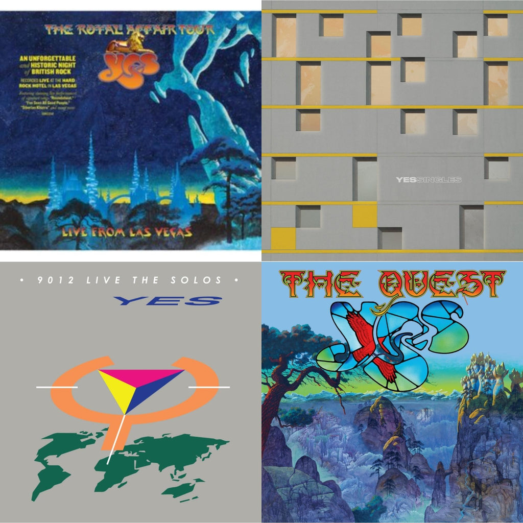 Yessingles (Yellow/Orange/Black Splatter LP Vinyl) (Rocktober) & Quest (2LP/2CD/Sky Blue Vinyl) (I) & Royal Affair Tour (Live In Las Vegas) & 9012Live - The Solos (180G/Limited Edition)