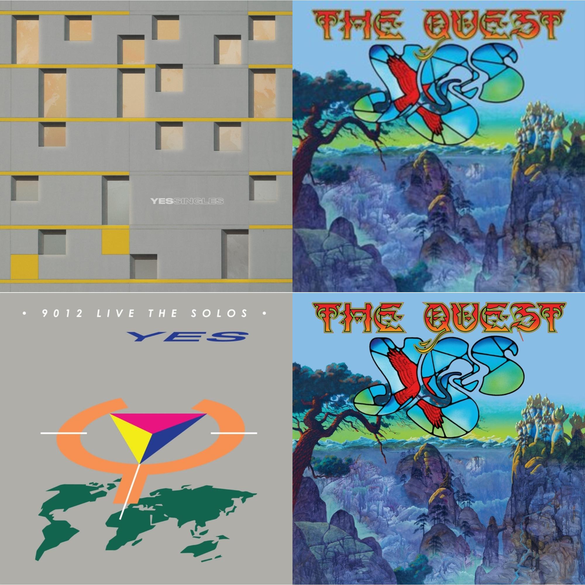 Yes - Yessingles (Yellow/Orange/Black Splatter LP Vinyl) (Rocktober) & Quest (2LP/2CD) & Quest (2LP/2CD/Sky Blue Vinyl) (I) & 9012Live - The Solos (180G/Limited Edition)