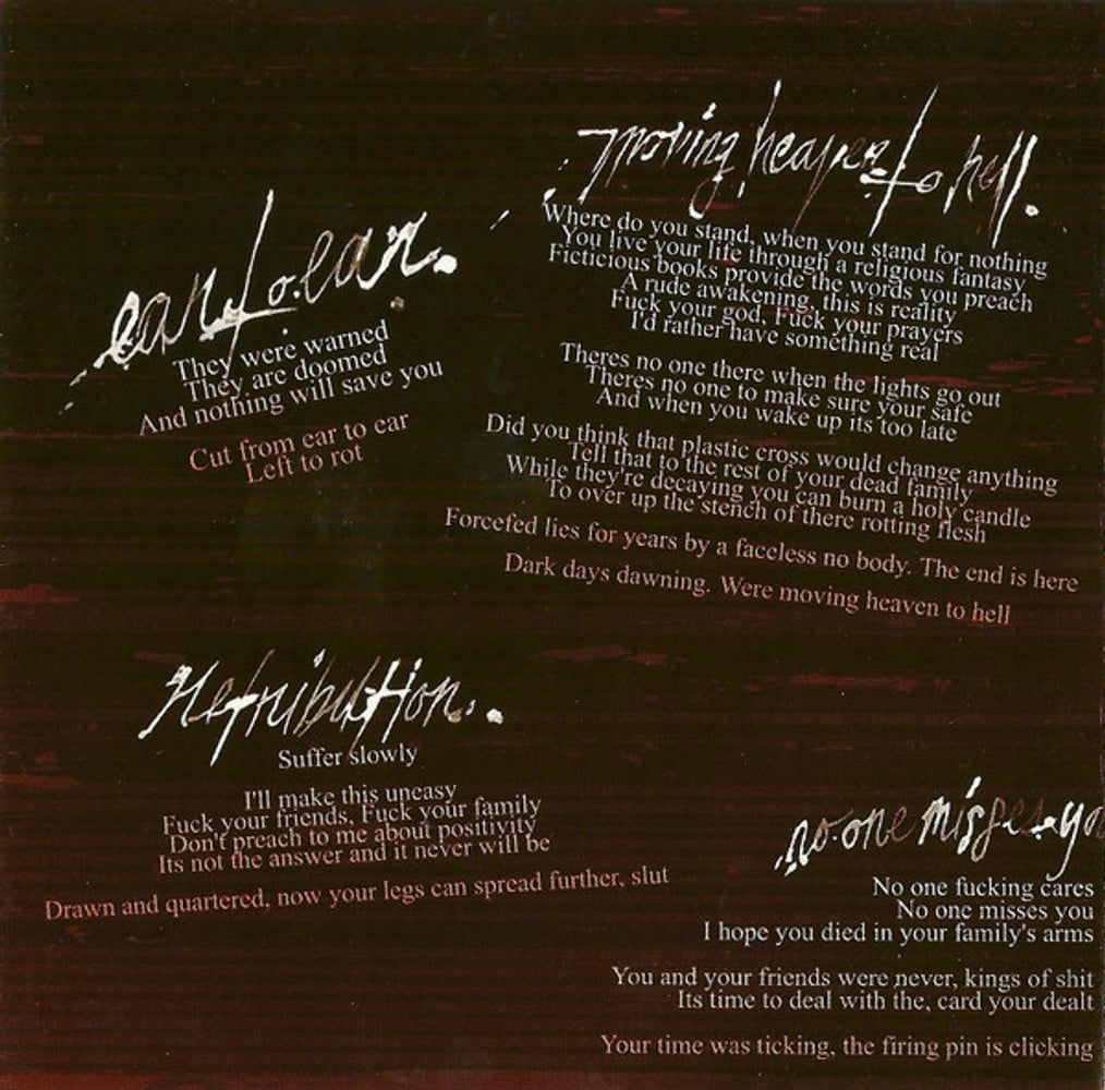 Years Spent Cold – Moving Heaven To Hell Music CD