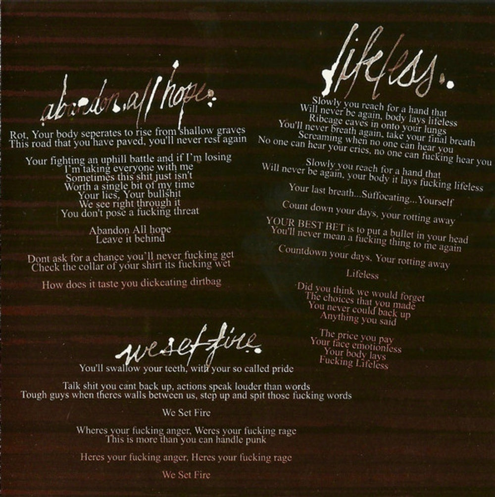 Years Spent Cold – Moving Heaven To Hell Music CD