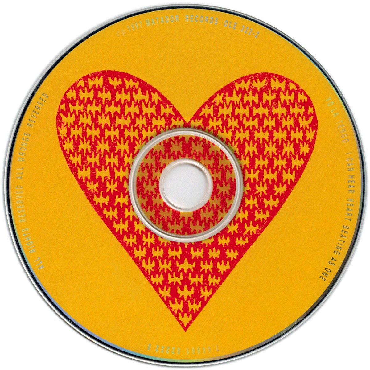 Yo La Tengo – I Can Hear the Heart Beating As One Music CD