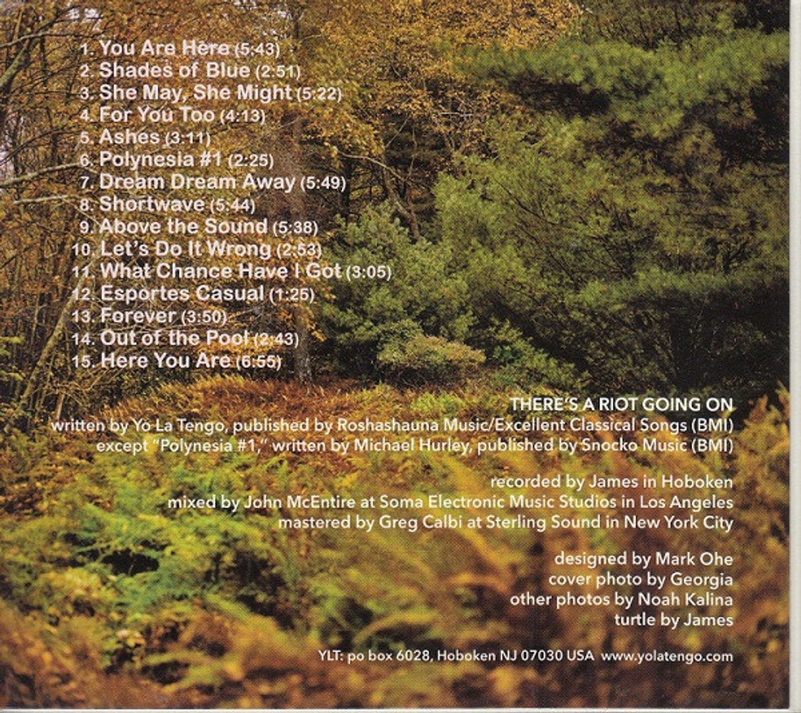 Yo La Tengo – There's A Riot Going On Music CD