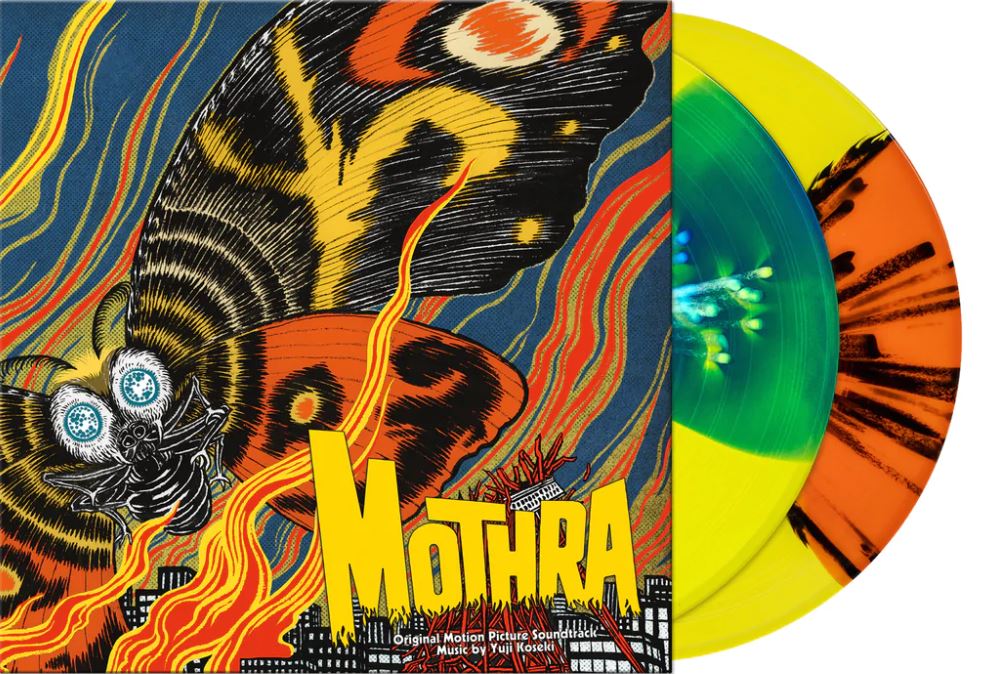 Mothra Original Motion Picture Soundtrack (180g, 2LP, Art Print, Yellow Splatter Vinyl) Vinyl Record