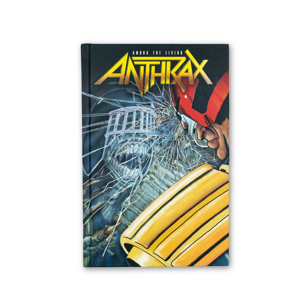 Anthrax Among The Living Graphic Novel - Hardcover Book - Judge Dredd Cover