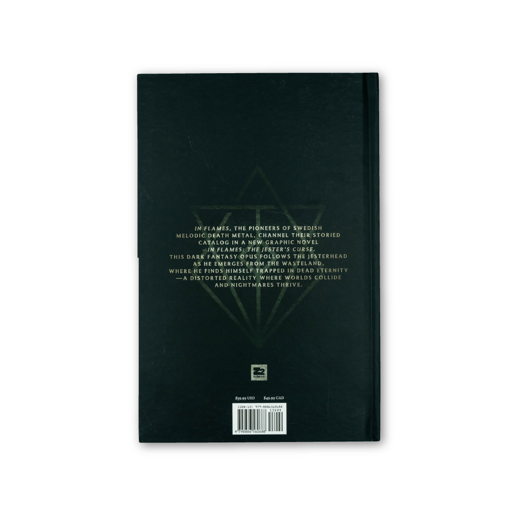 In Flames Presents The Jester's Curse Graphic Novel - Hardcover Book
