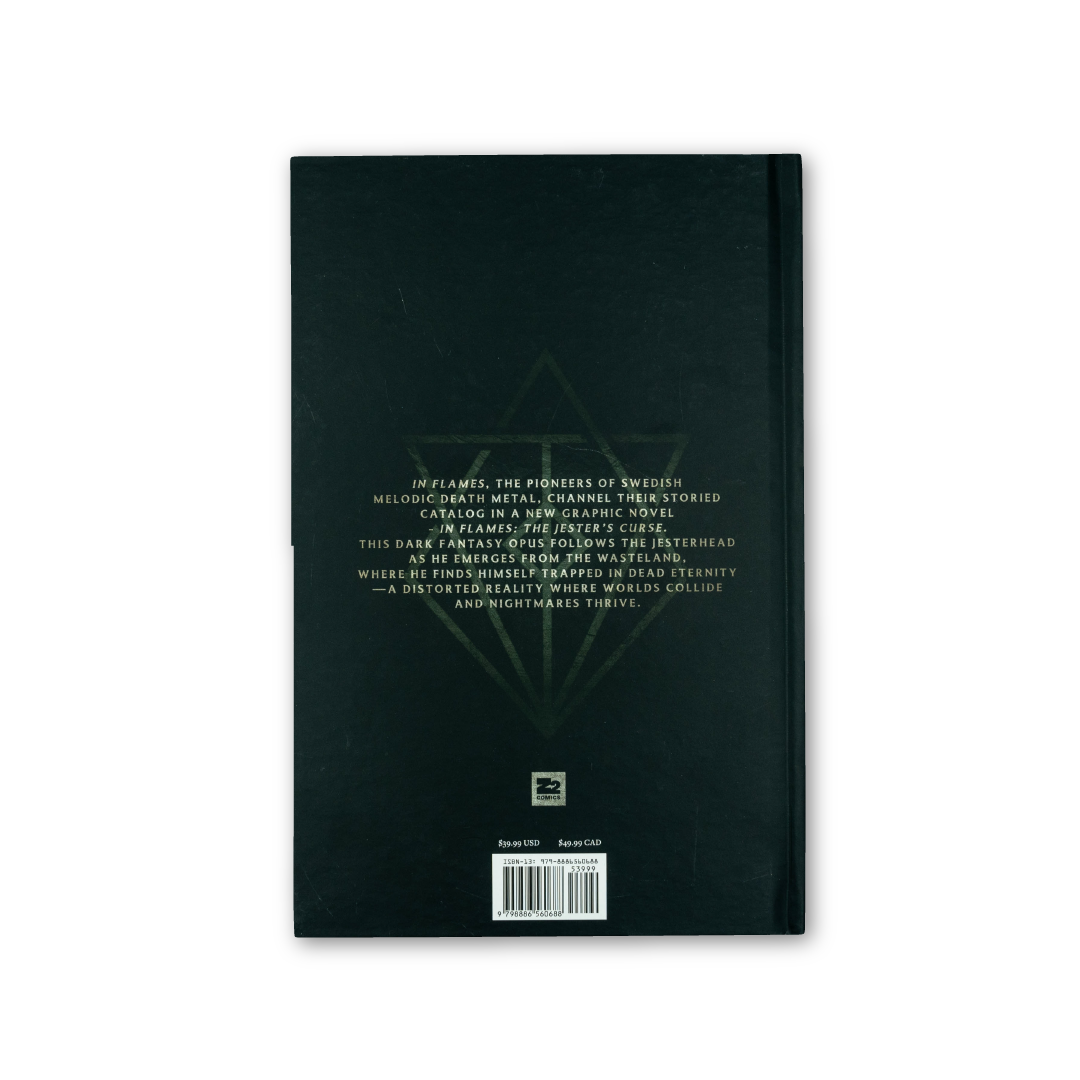 In Flames Presents The Jester's Curse Graphic Novel - Hardcover Book