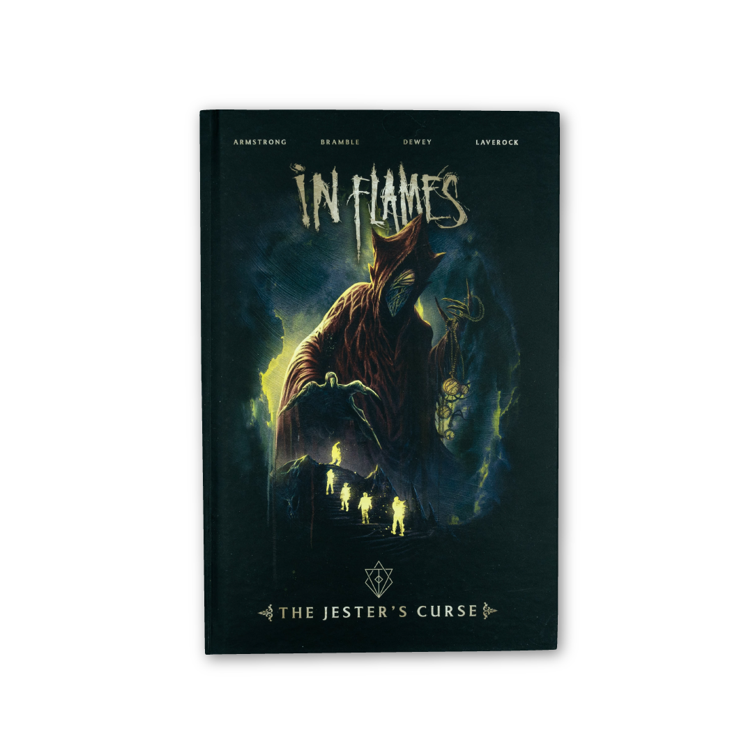In Flames Presents The Jester's Curse Graphic Novel - Hardcover Book