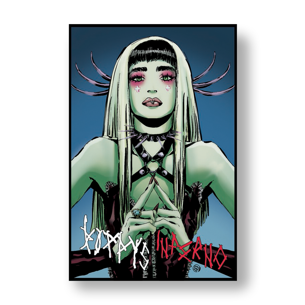 Poppy Poppy's Inferno - Hardcover Book Blue Variant