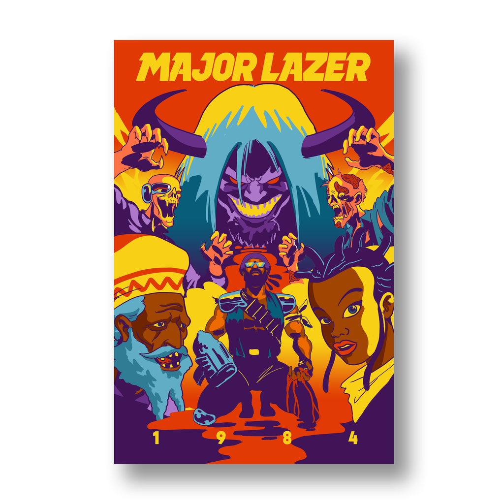 Major Lazer - Year Negative One - Softcover Book