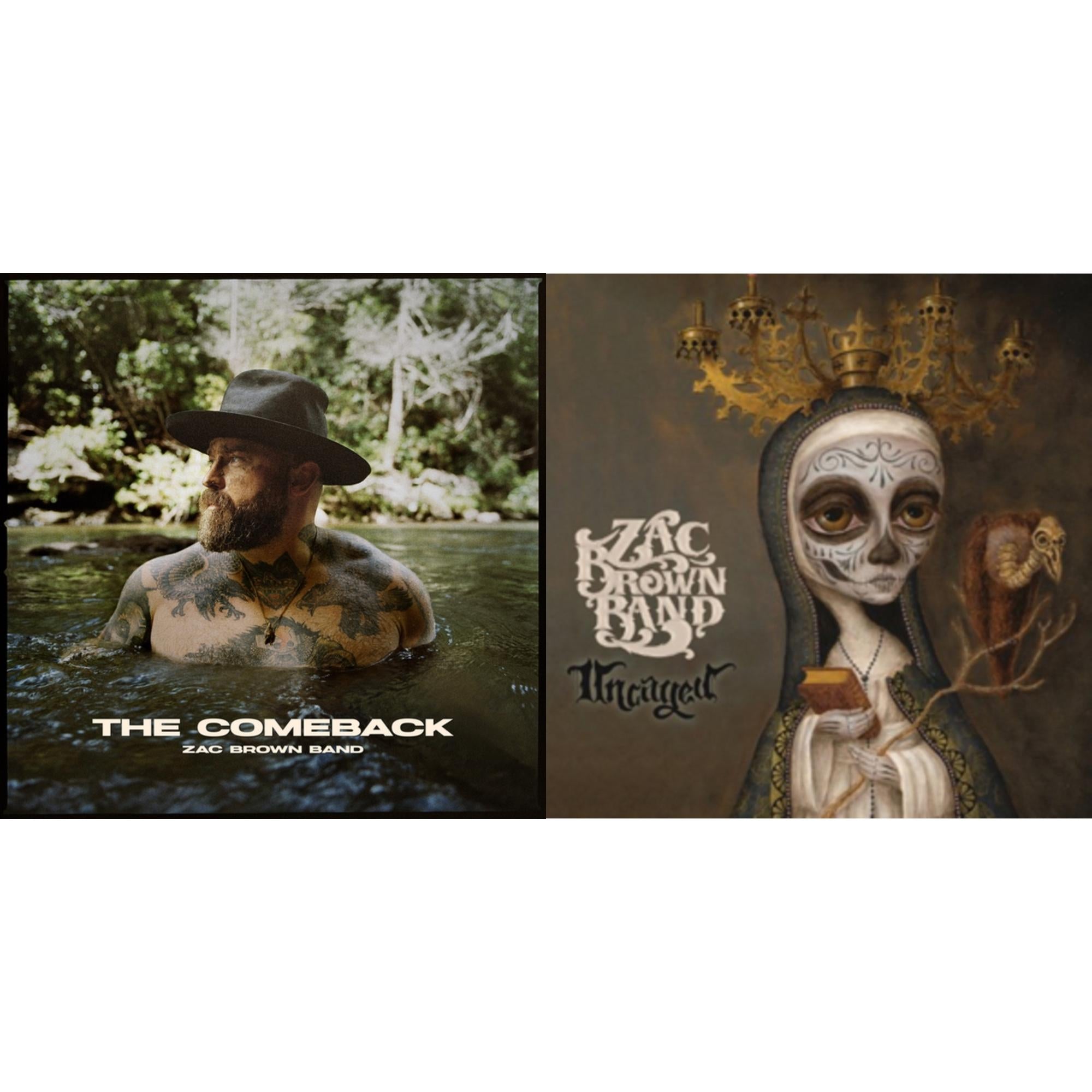 Zac Band Brown - Comeback & Uncaged - CD Bundle