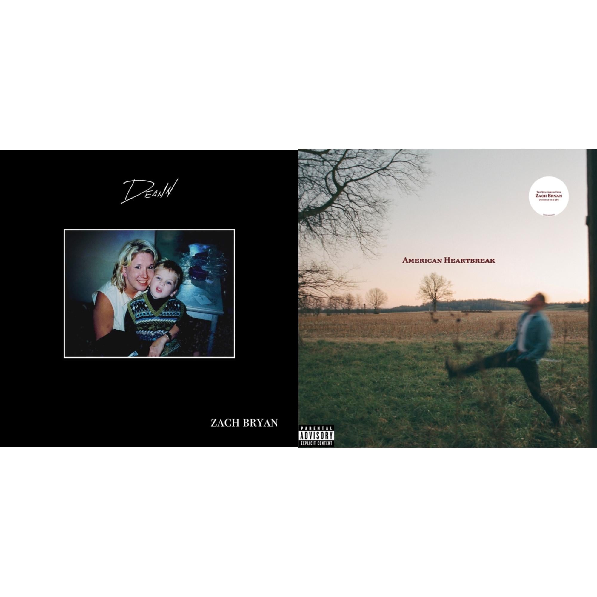 Zach Bryan - American Heartbreak & Deann - LP Vinyl Bundle