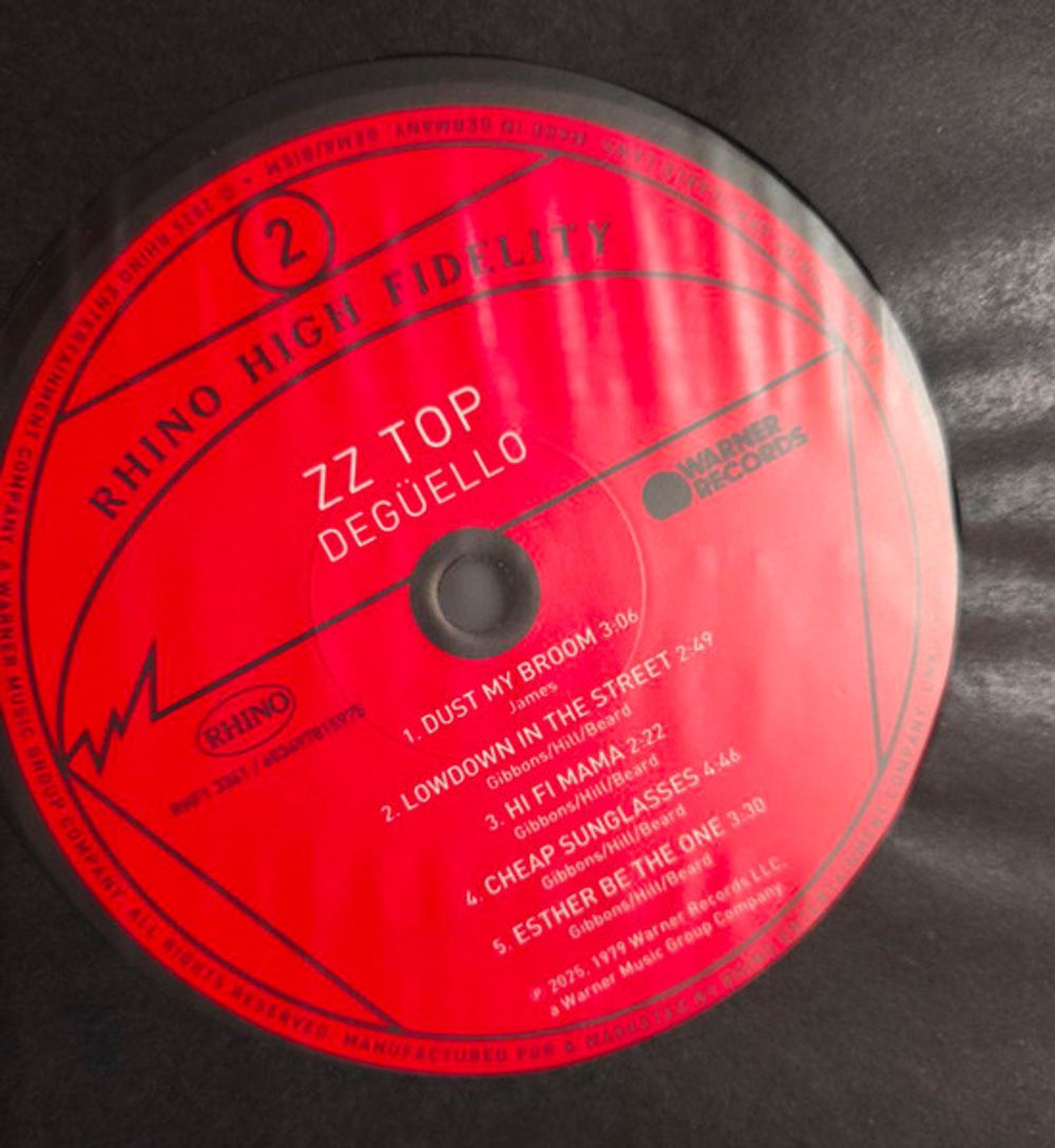 ZZ Top – Deguello (LP Vinyl) Vinyl Record
