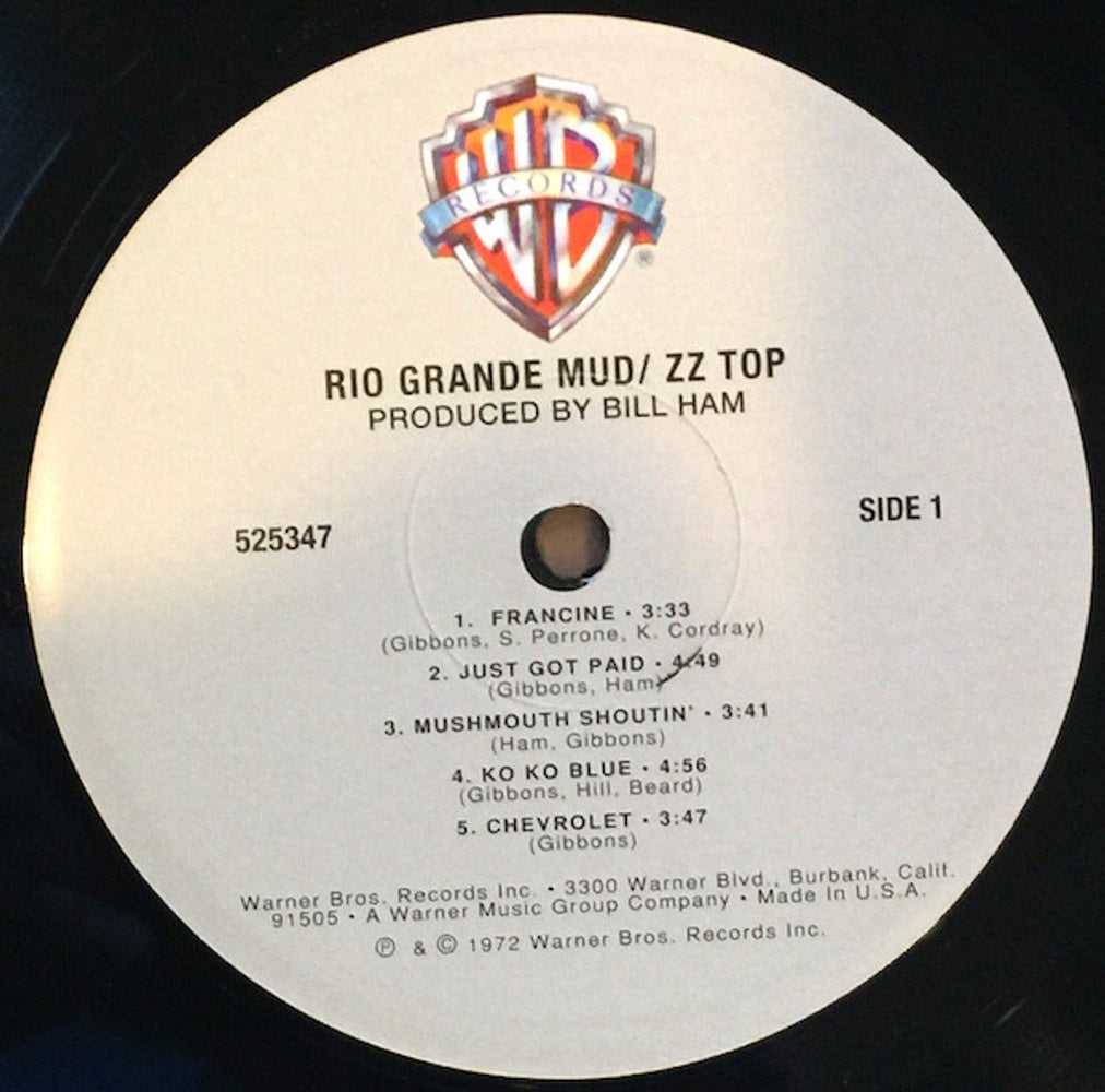 ZZ Top – Rio Grande Mud (LP Vinyl) Vinyl Record