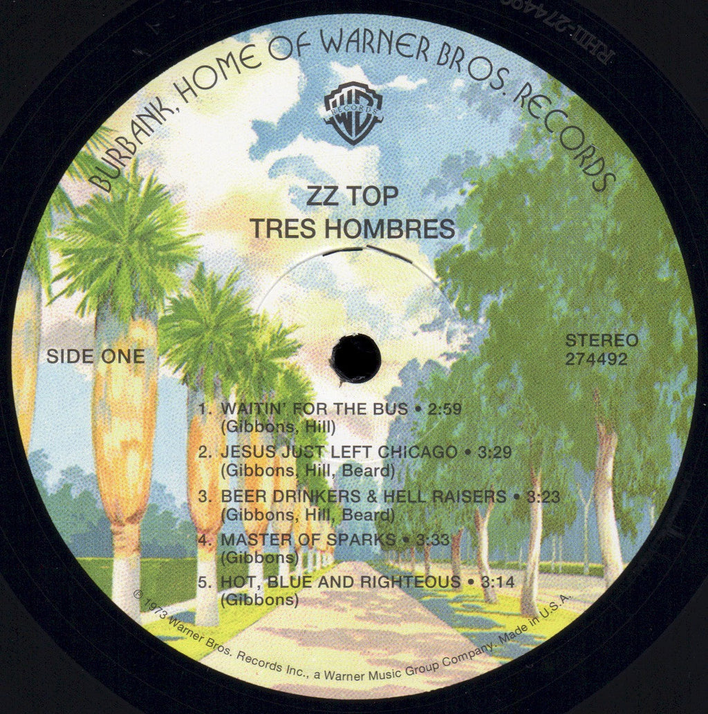 ZZ Top – Tres Hombres (LP Vinyl) Vinyl Record