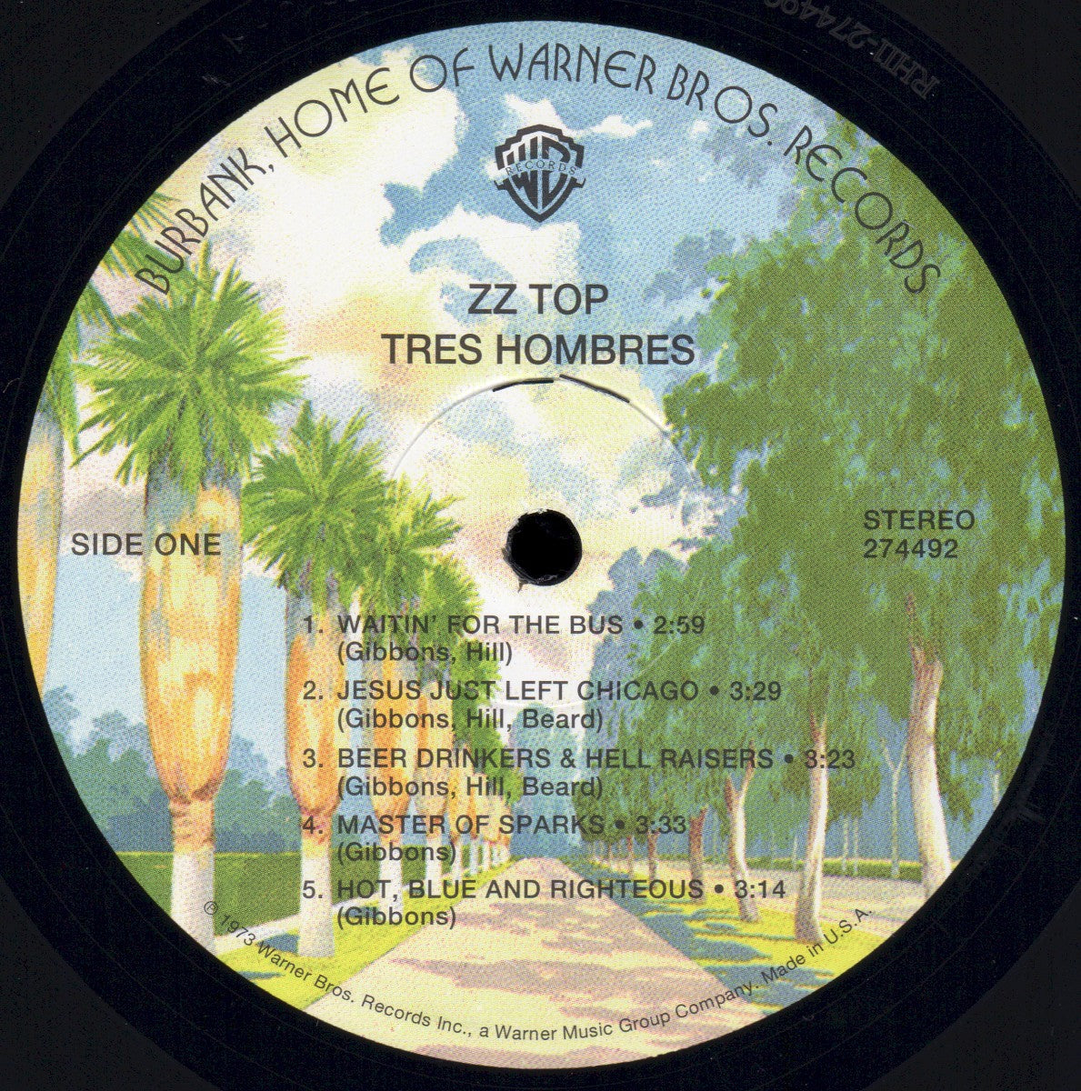 ZZ Top – Tres Hombres (LP Vinyl) Vinyl Record