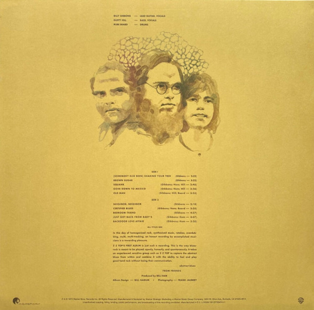 ZZ Top – ZZ Top’s First Album (LP Vinyl) Vinyl Record