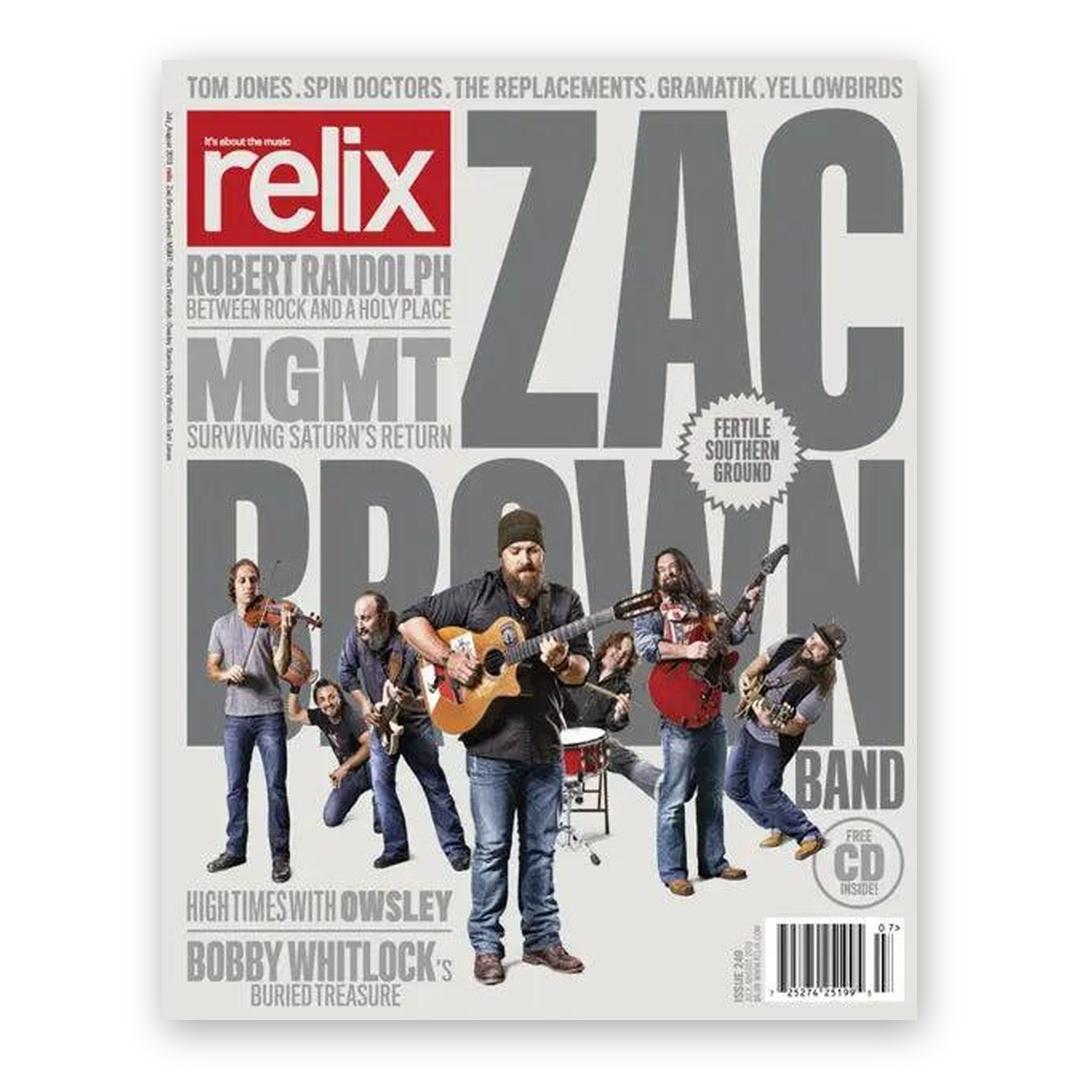 Zac Brown Band - July/August 2013 Relix Issue Magazine