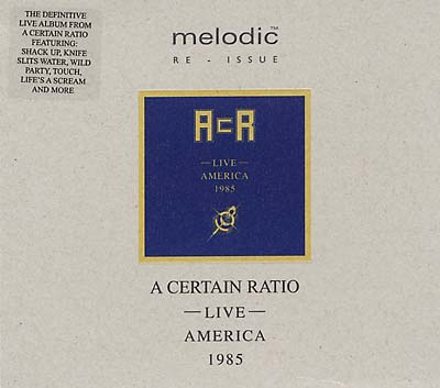 Live America 1985 Music CD