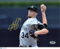 Jeff Hoffman Colorado Rockies Signed 8x10 Photo PSA