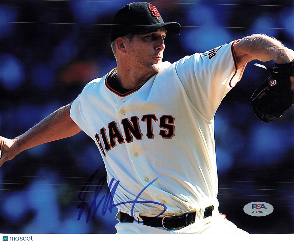Bob Howry San Francisco Giants Signed 8x10 Photo PSA