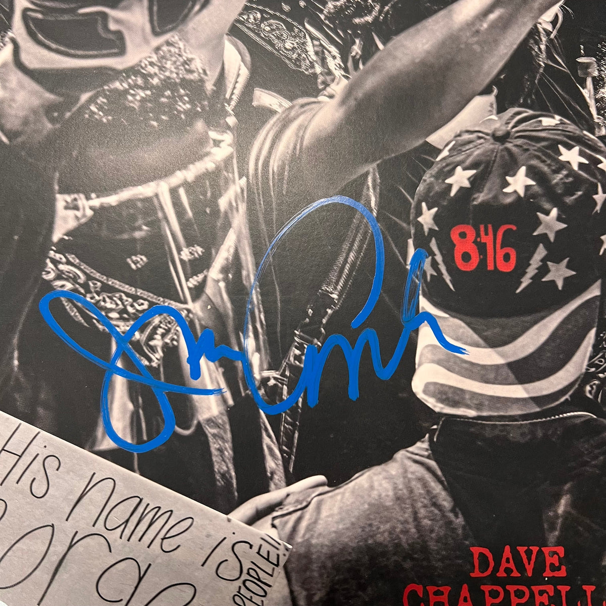 Dave Chappelle Signed 8:46 Framed Vinyl PSA Album Auth