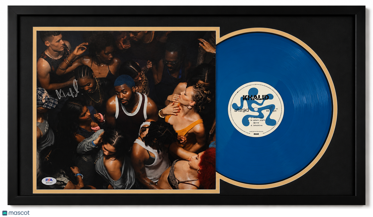 Khalid Signed ATSGD Framed Vinyl PSA Album Auth