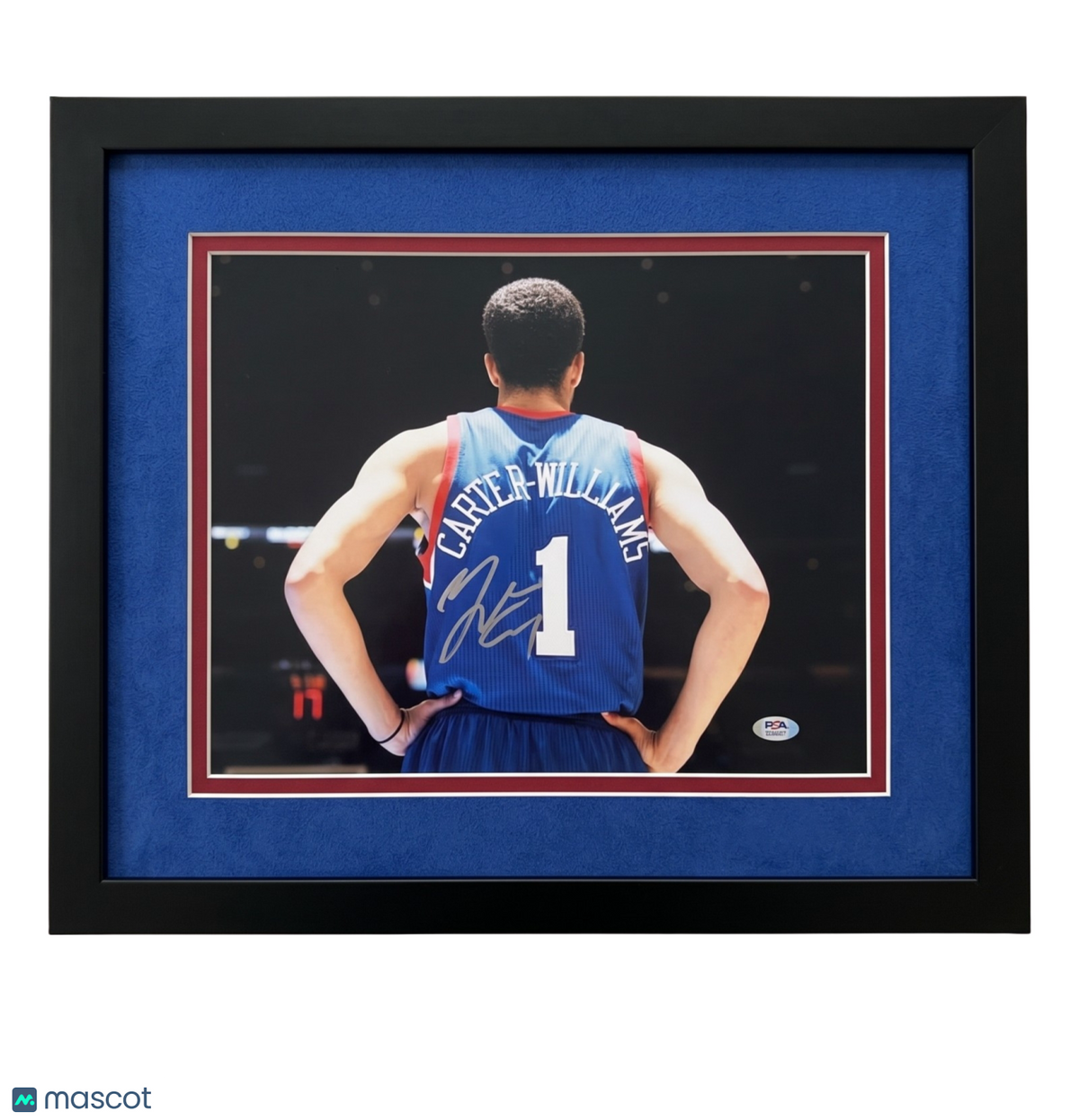 Michael Carter-Williams Philadelphia 76ers Signed 11x14 Custom Framed Photo PSA