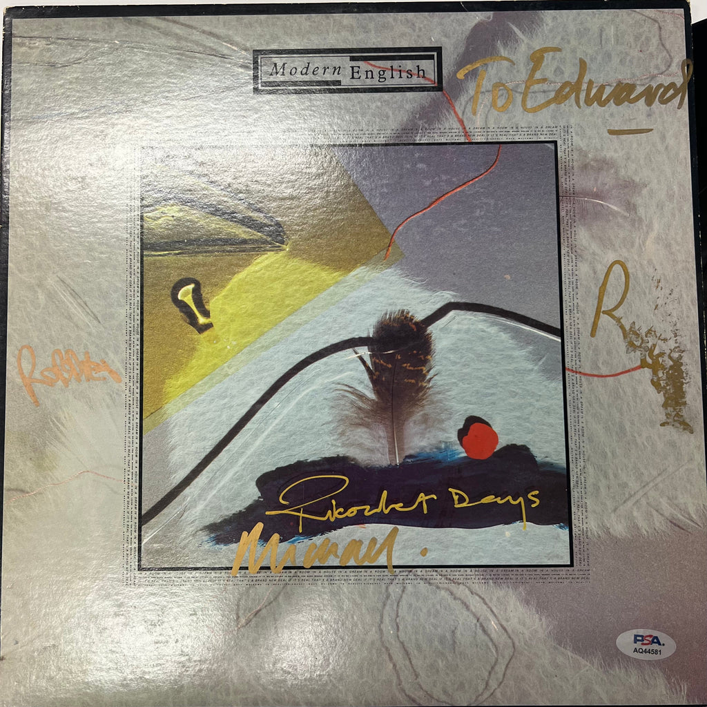 Modern English Signed Framed Vinyl Album PSA