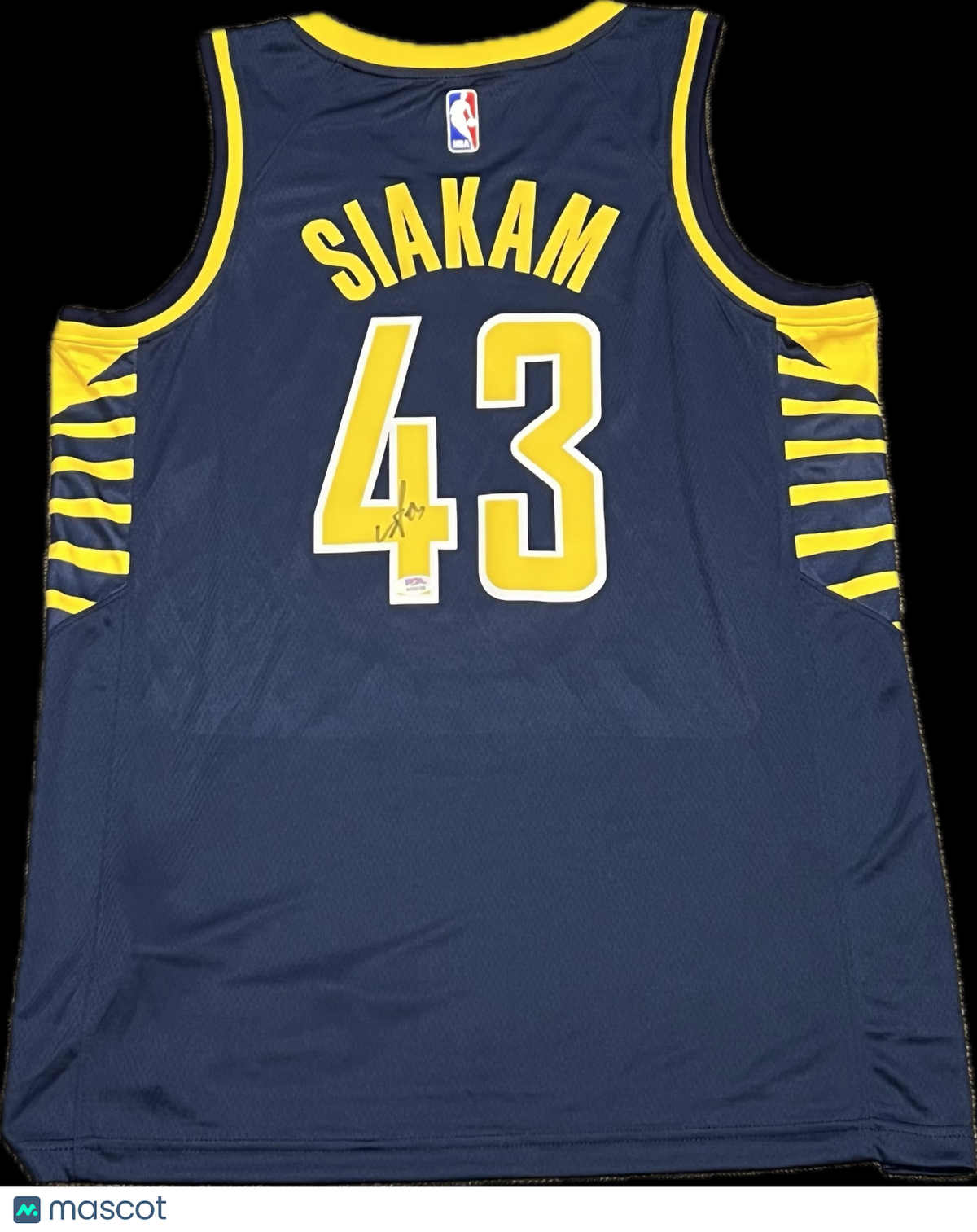 Pascal Siakam Signed Jersey PSA Indiana Pacers Autographed