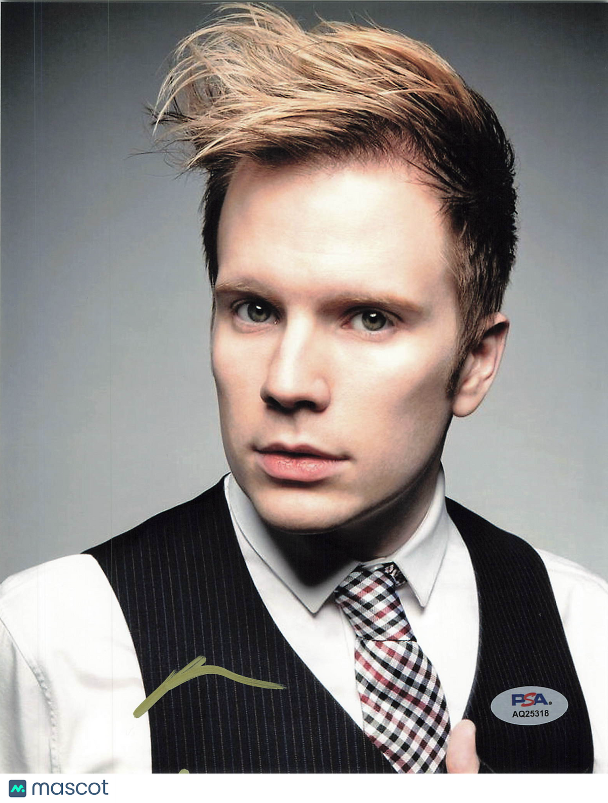 Patrick Stump 8x10 Photo PSA Autographed