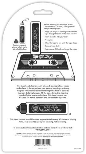 Audio Cassette Head Cleaner & Demagnetizer