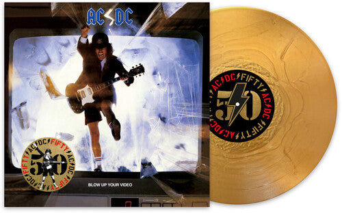 AC/DC Blow Up Your Video (50th Anniversary Edition, Gold Color Vinyl) Vinyl Record
