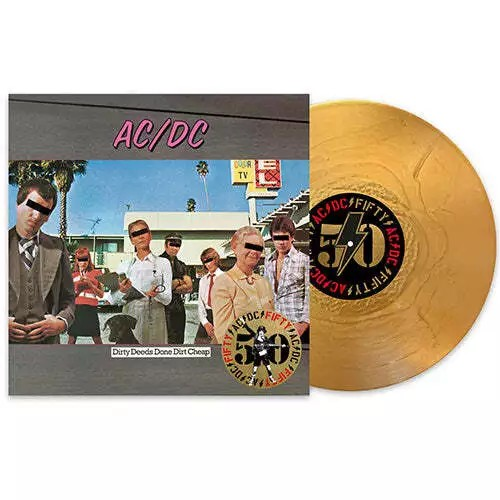 Dirty Deeds Done Dirt Cheap (50th Anniversary Edition, Gold Color Vinyl) [Import] | Mint (M) Mint (M)