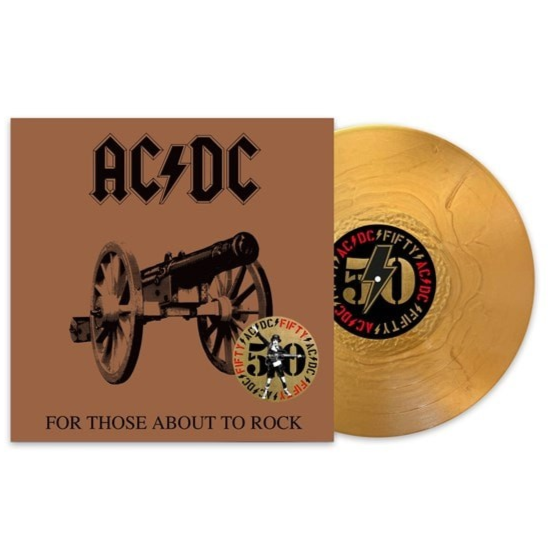 For Those About To Rock (50th Anniversary Edition, Gold Color Vinyl) [Import] Vinyl Record