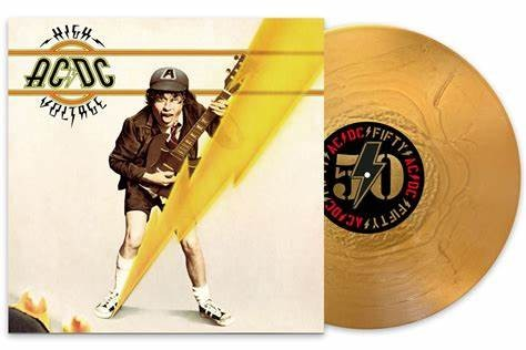 AC/DC - High Voltage (50th Anniversary Edition, Gold Color Vinyl) |