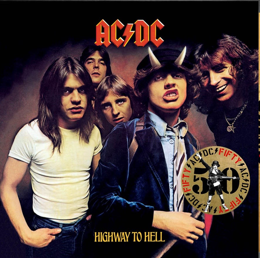 Highway To Hell: 50th Anniversary (Limited Edition, Hellfire Marble Colored Vinyl) Vinyl Record