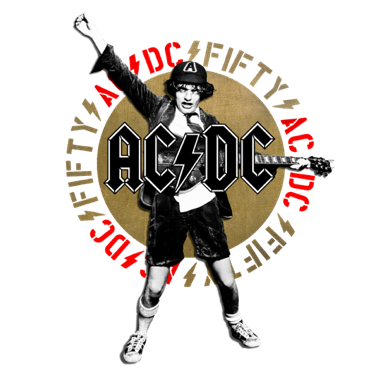 AC/DC Rock Or Bust (50th Anniversary Edition, Gold Color Vinyl) Vinyl Record