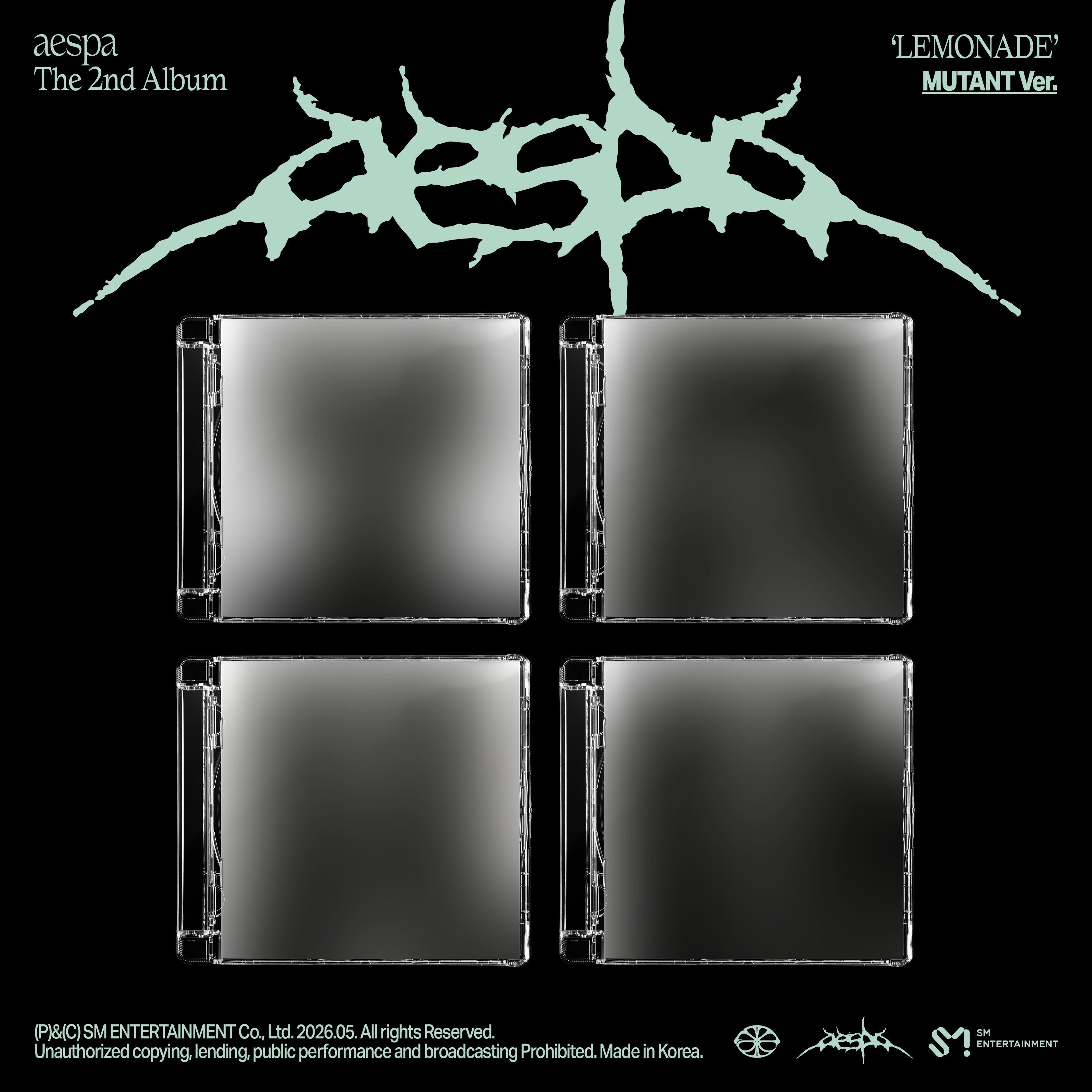 aespa - (PRESALE 5/29/26) The 2nd Album 'Lemonade' (MUTANT VERSION BOOKLET PHOTO CARD CD) | Mint (M) Mint (M)