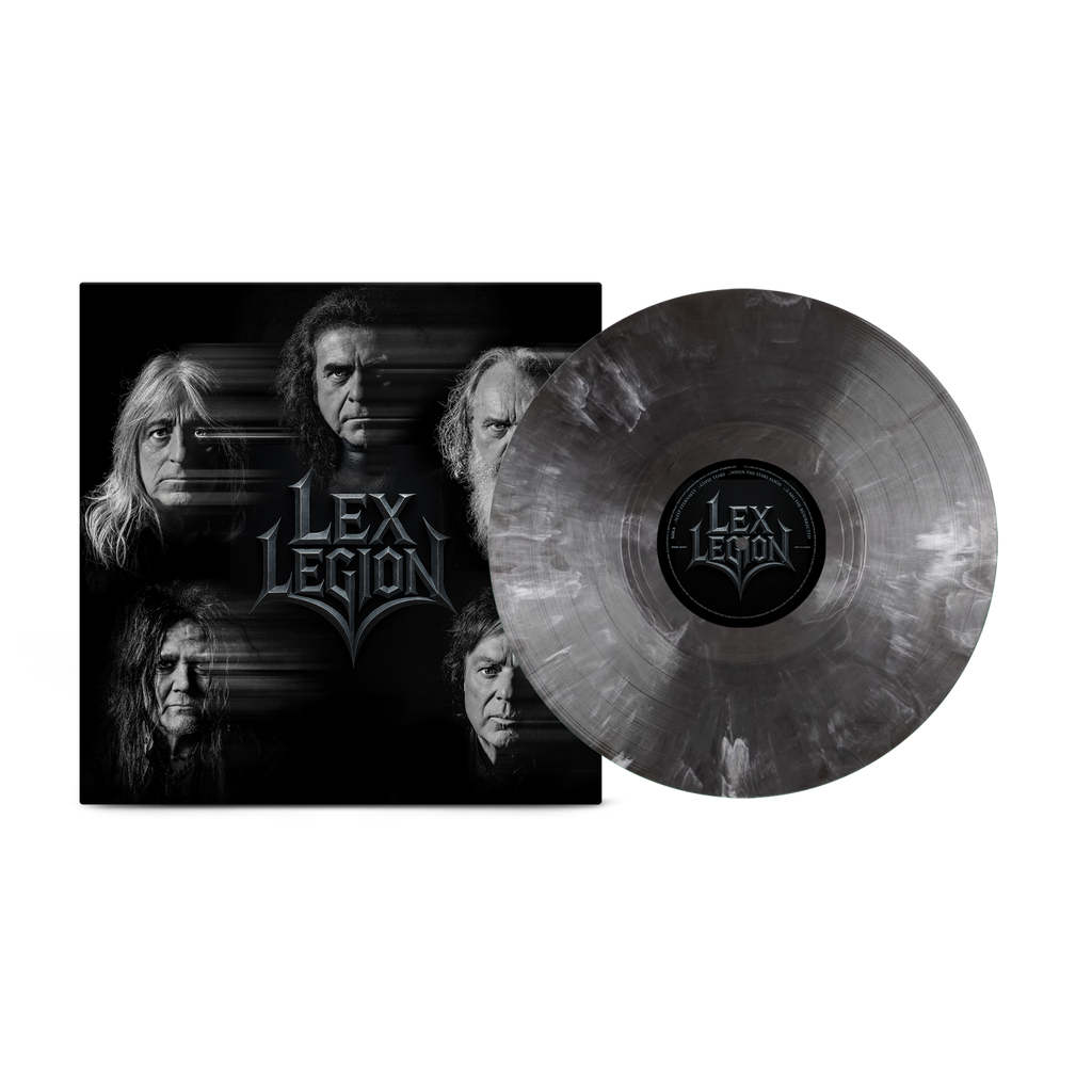 Lex Legion - “Lex Legion” Silver Black Ice Vinyl Record