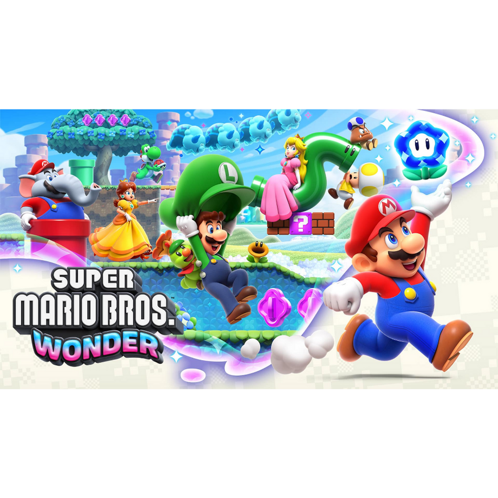 Nintendo - Switch Console OLED - Super Mario Bros Wonder Bundle