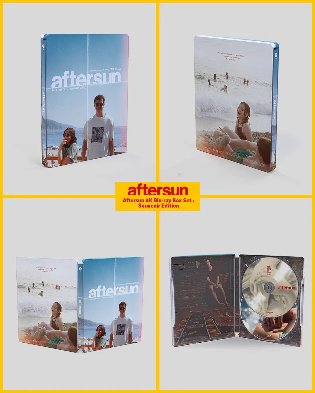 Aftersun - Souvenir Edition Steelbook (4K Ultra HD + Blu-ray)
